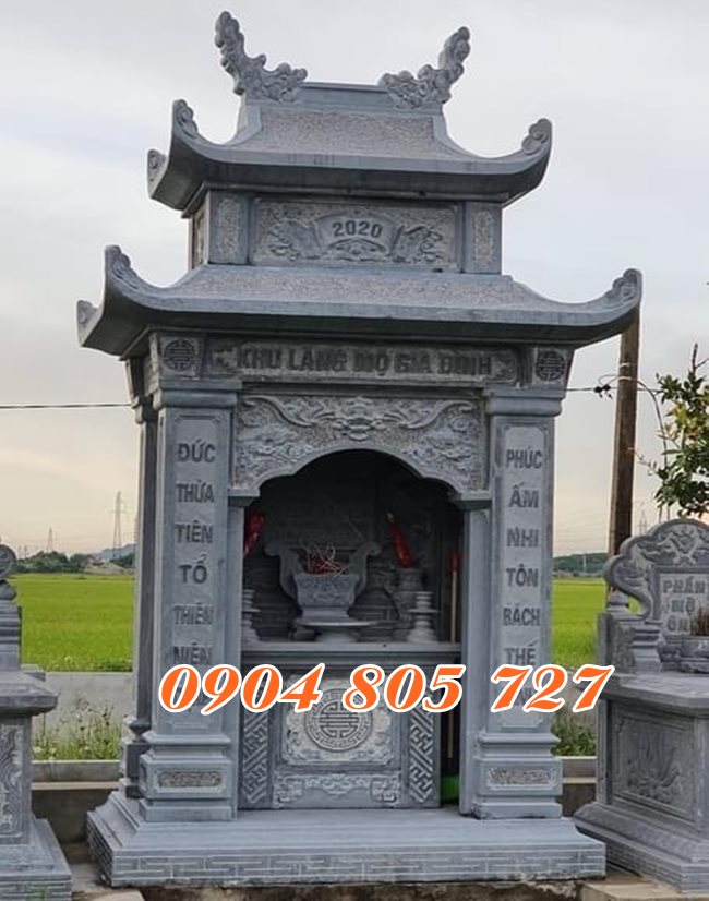 Mẫu am để hũ tro cốt thờ tro cốt bằng đá tại Sài Gòn