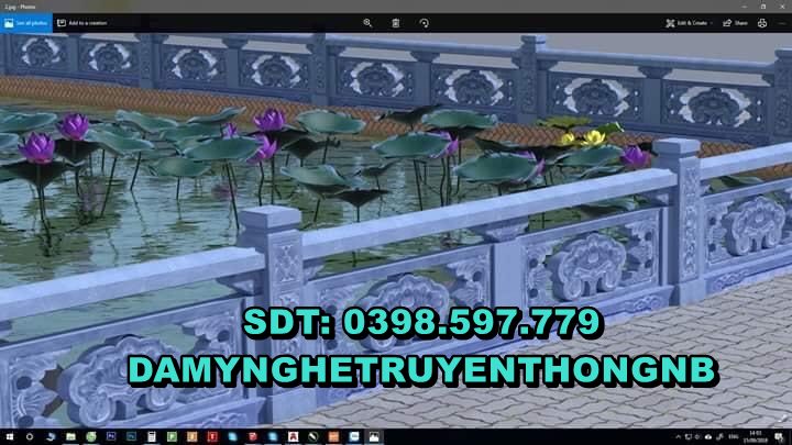 lan can đá tường dào đá xanh tự nhiên được ưa chuộng nhất hiện nay