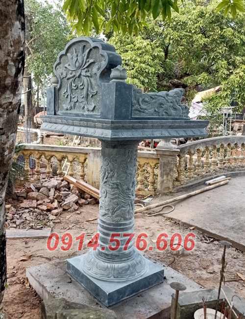 258 Cây hương thờ bằng đá đẹp vĩnh phúc thờ ngoài trời