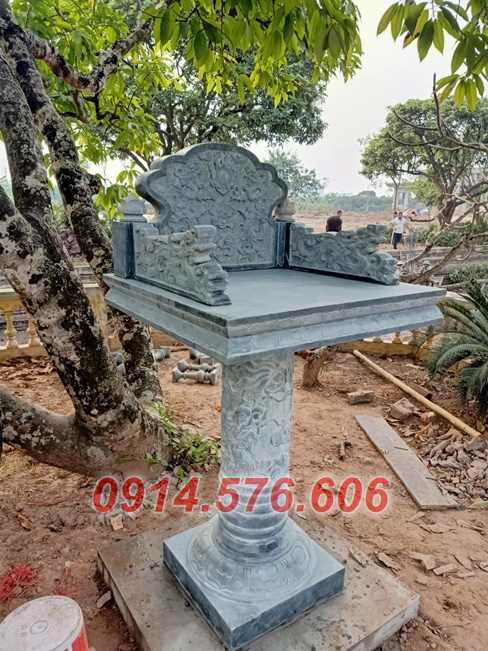 258 Cây hương thờ bằng đá đẹp vĩnh phúc thờ ngoài trời