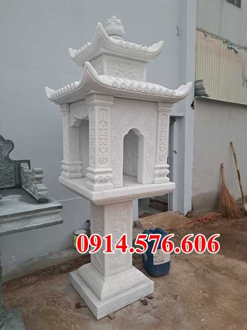 258 Cây hương thờ bằng đá đẹp vĩnh phúc thờ ngoài trời
