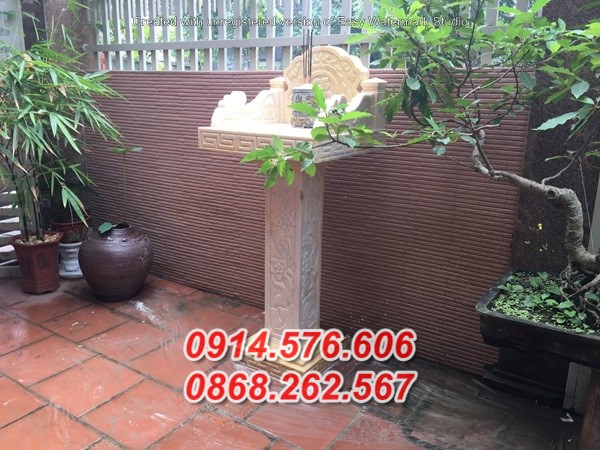 222 Cây hương thờ bằng đá đẹp bán bắc ninh thần linh ngoài trời