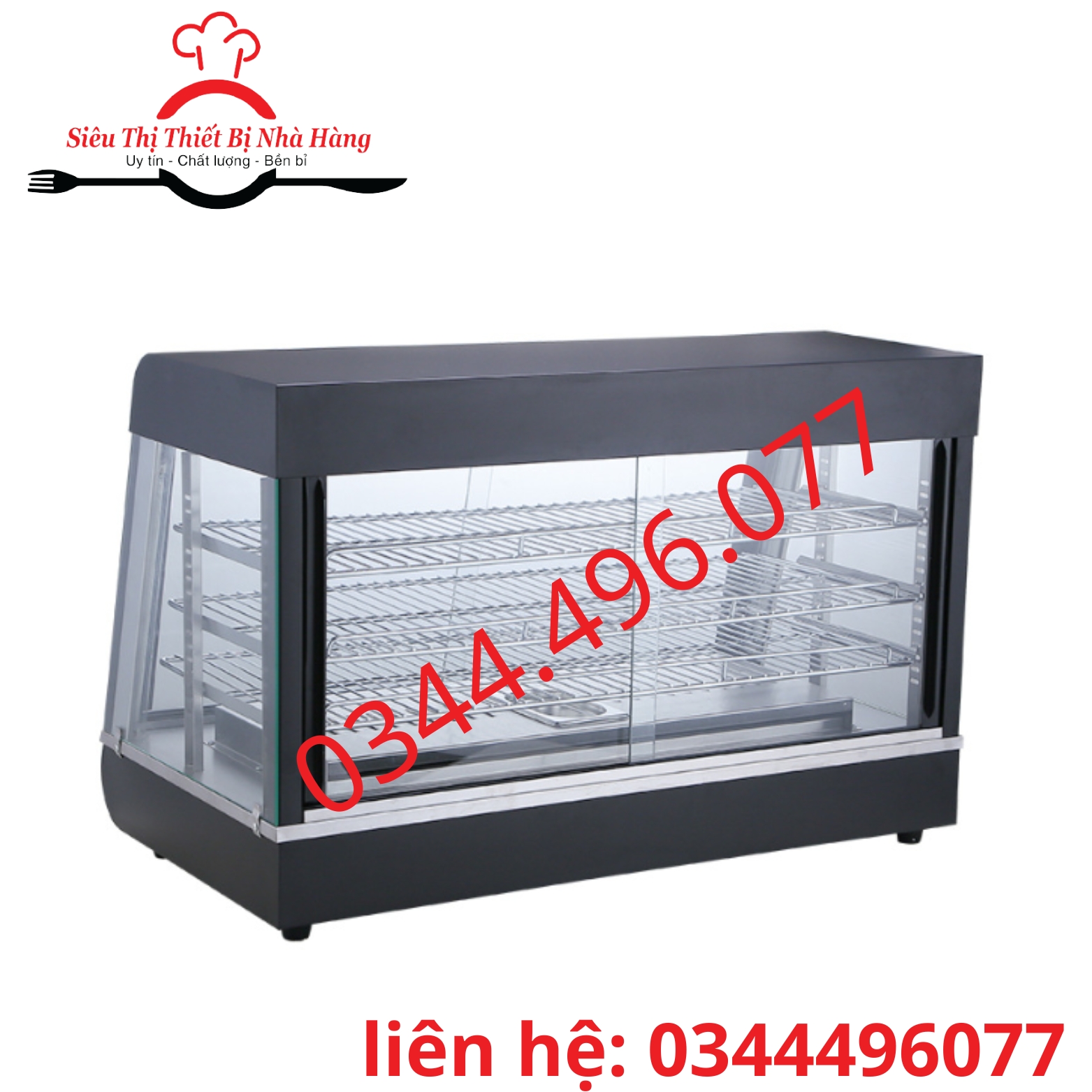 Tủ giữ nóng thực phẩm 3 tầng- tủ giữ nóng đồ chiên rán chính hãng