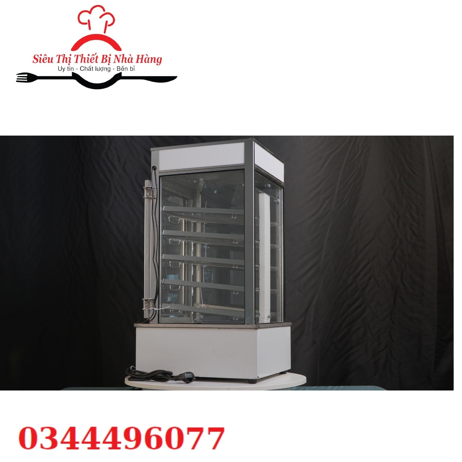 Tủ trưng bày bánh bao 5 tầng- tủ hấp bánh bao và giữ nóng bánh bao