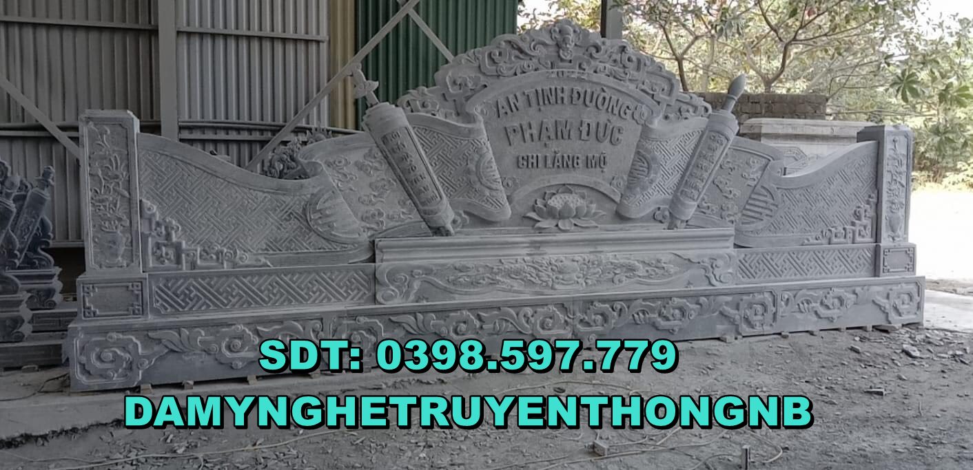 hình ảnh cuốn thư đá xanh tự nhiên,chấn trạch,bình phong bằng đá đẹph