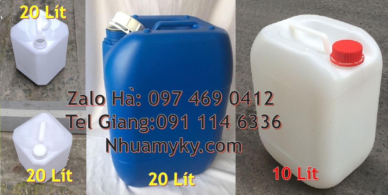 can nhựa 25l đựng hóa chất,can nhựa hdpe màu trắng 20l,can nhựa giá rẻ