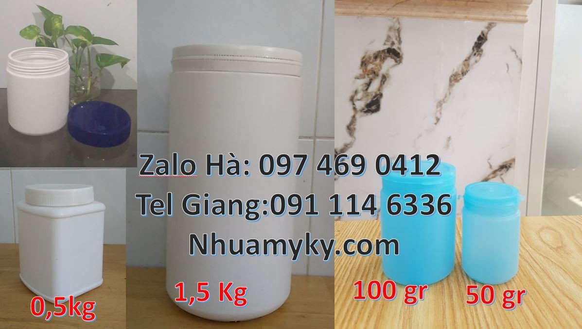 hũ nhựa hdpe giá rẻ,hũ nhựa 500g đựng lạc,hũ nhựa 200g đựng nước tương