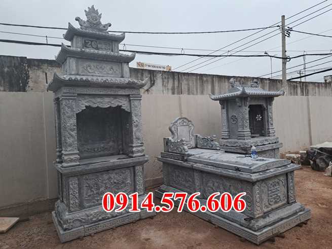0025 lăng mộ đá đôi song thân phu thê đẹp phú yên địa chỉ bán giá