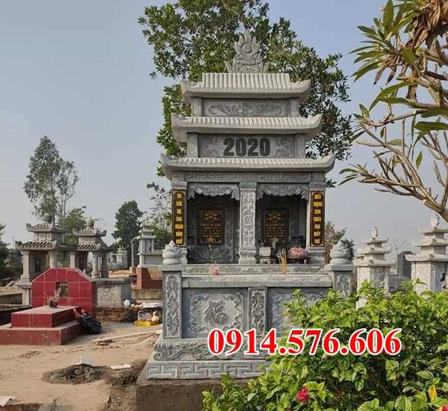 0025 lăng mộ đá đôi song thân phu thê đẹp phú yên địa chỉ bán giá