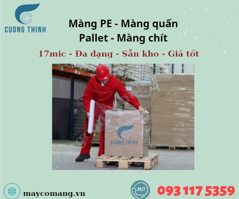 Màng PE, Màng quấn pallet, Màng chít, Màng quấn hàng Shopee, Lazada,..