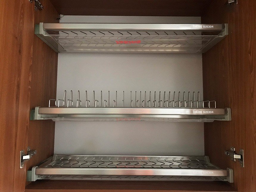 Kệ bát đĩa cố định 3 tầng  cao cấp TaKing