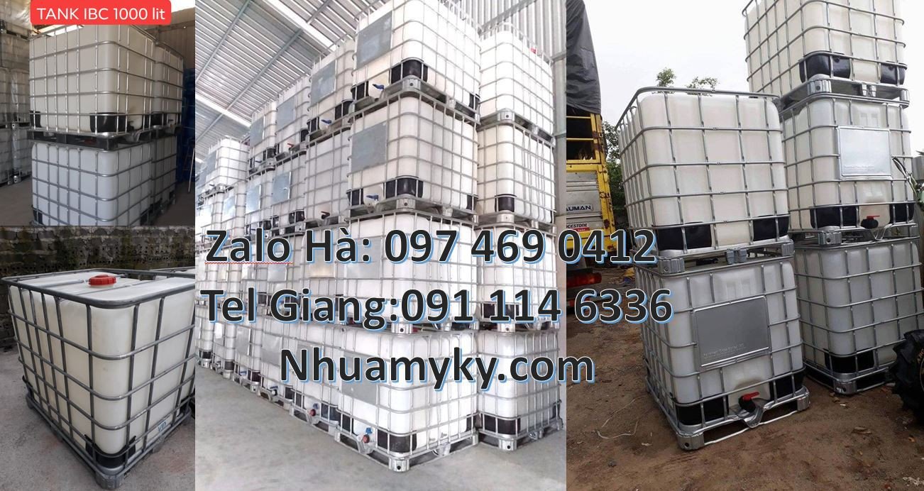 tank nhựa màu trắng khung thép giá rẻ,ibc thùng đựng hóa chất khung th