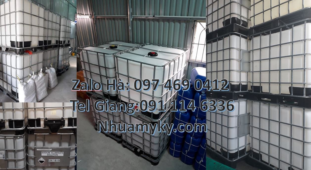 tank nhựa màu trắng khung thép giá rẻ,ibc thùng đựng hóa chất khung th