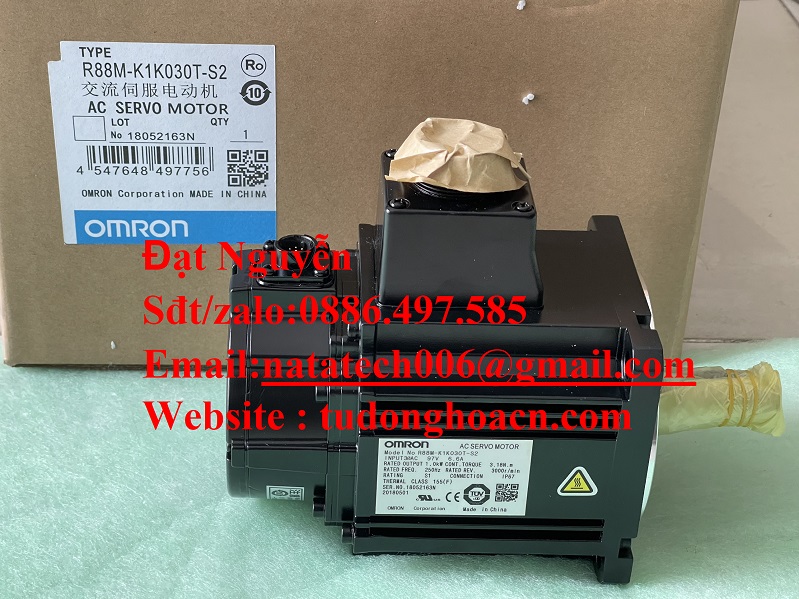 R88M-K1K030T-S2 bộ động cơ 1 kw mới chính hãng Omron- Cty Natatech