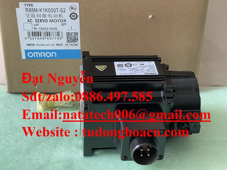 R88M-K1K030T-S2 bộ động cơ 1 kw mới chính hãng Omron- Cty Natatech