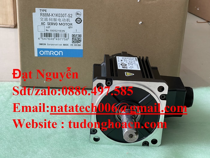 R88M-K1K030T-S2 bộ động cơ 1 kw mới chính hãng Omron- Cty Natatech
