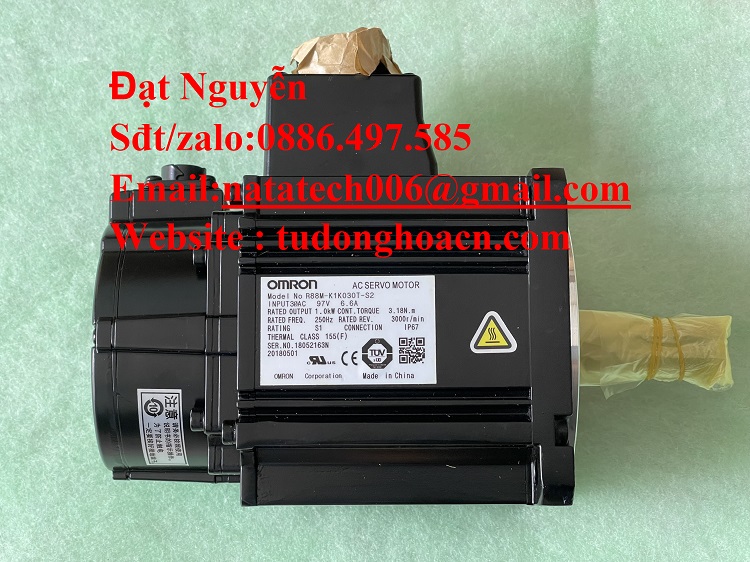 R88M-K1K030T-S2 bộ động cơ 1 kw mới chính hãng Omron- Cty Natatech