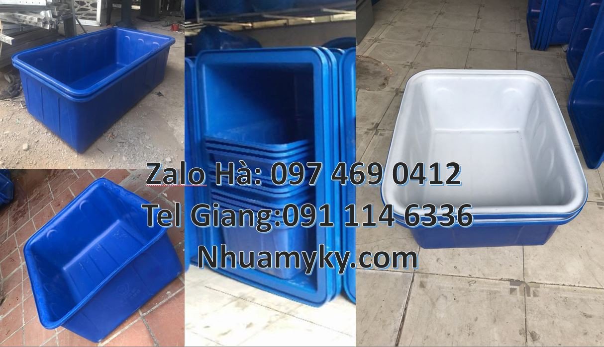 thùng nhựa tròn 1000l màu xanh,thùng nhựa vuông 1500l đựng nước giá rẻ