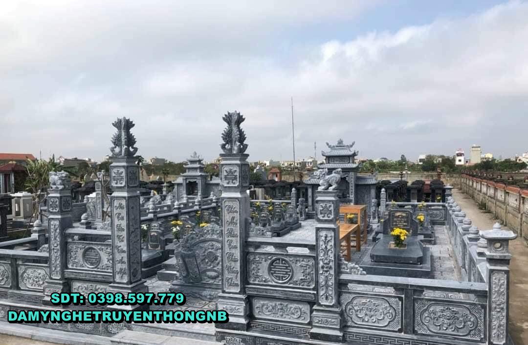 khu lăng mộ đá tự nhiên nguyên khối chuẩn phong thuỷ tại đà nẵng