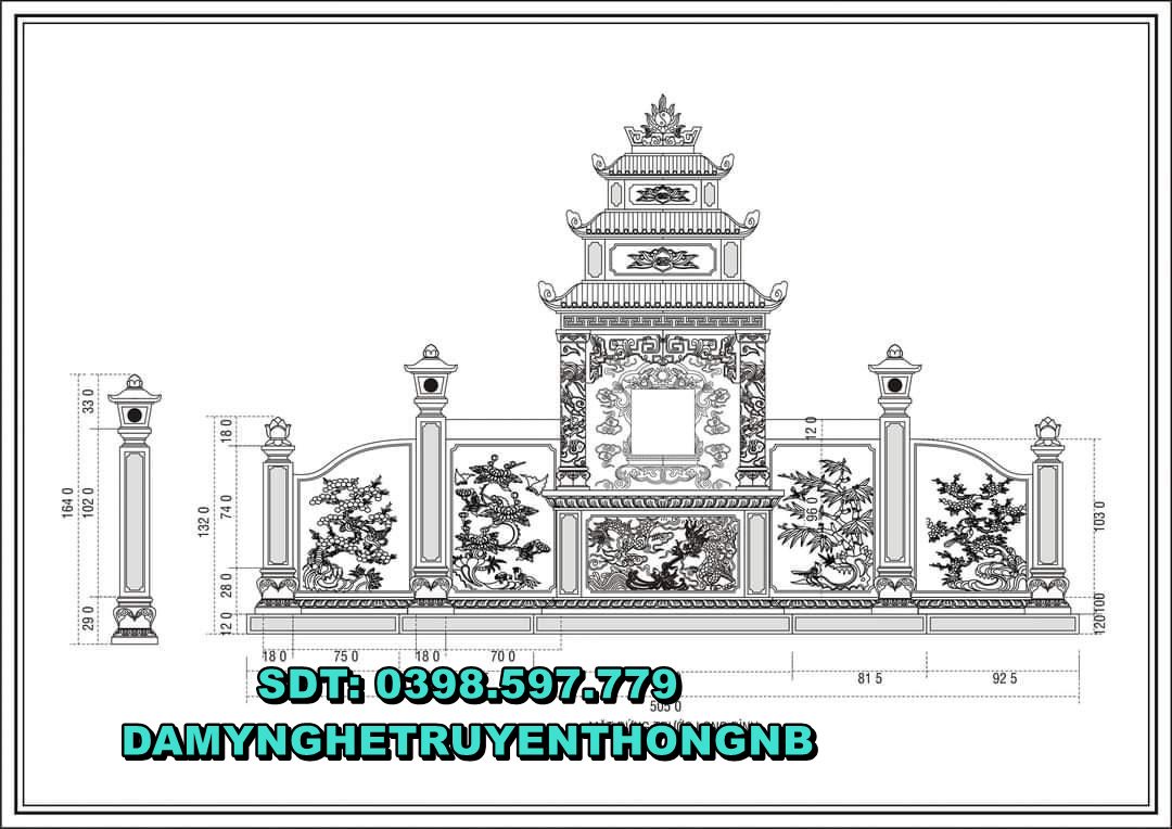 khu lăng mộ đá tự nhiên nguyên khối chuẩn phong thuỷ tại đà nẵng