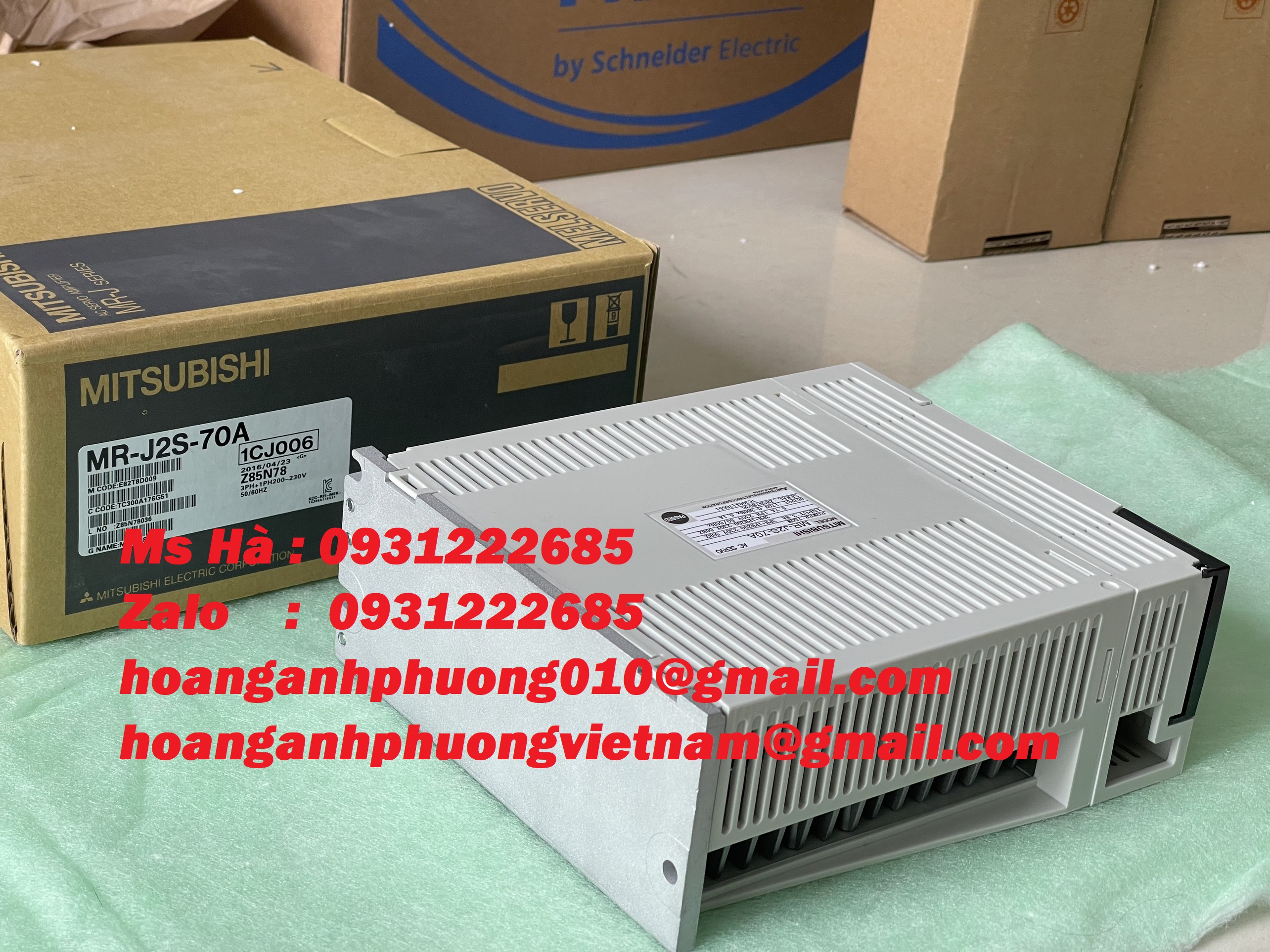 MR-J2S-70A mitsubishi, bộ điều khiển, giao hàng nhanh chóng
