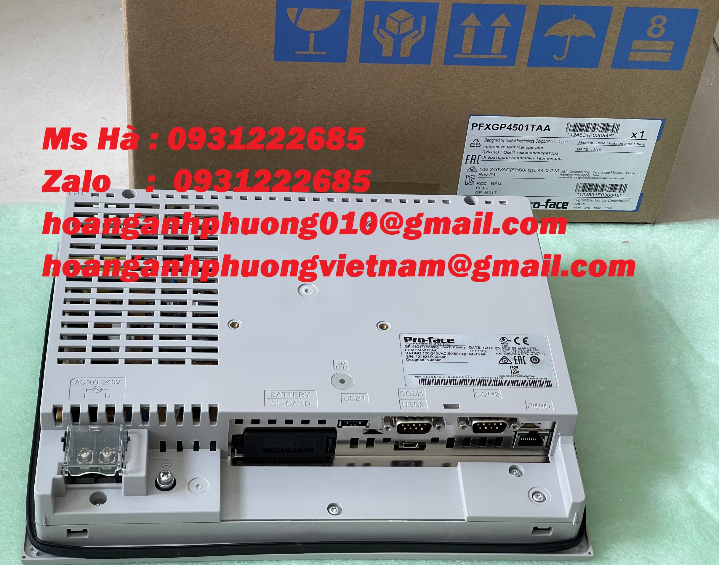Dòng HMI GP4000 series PFXG4501TAA proface - Bình Dương