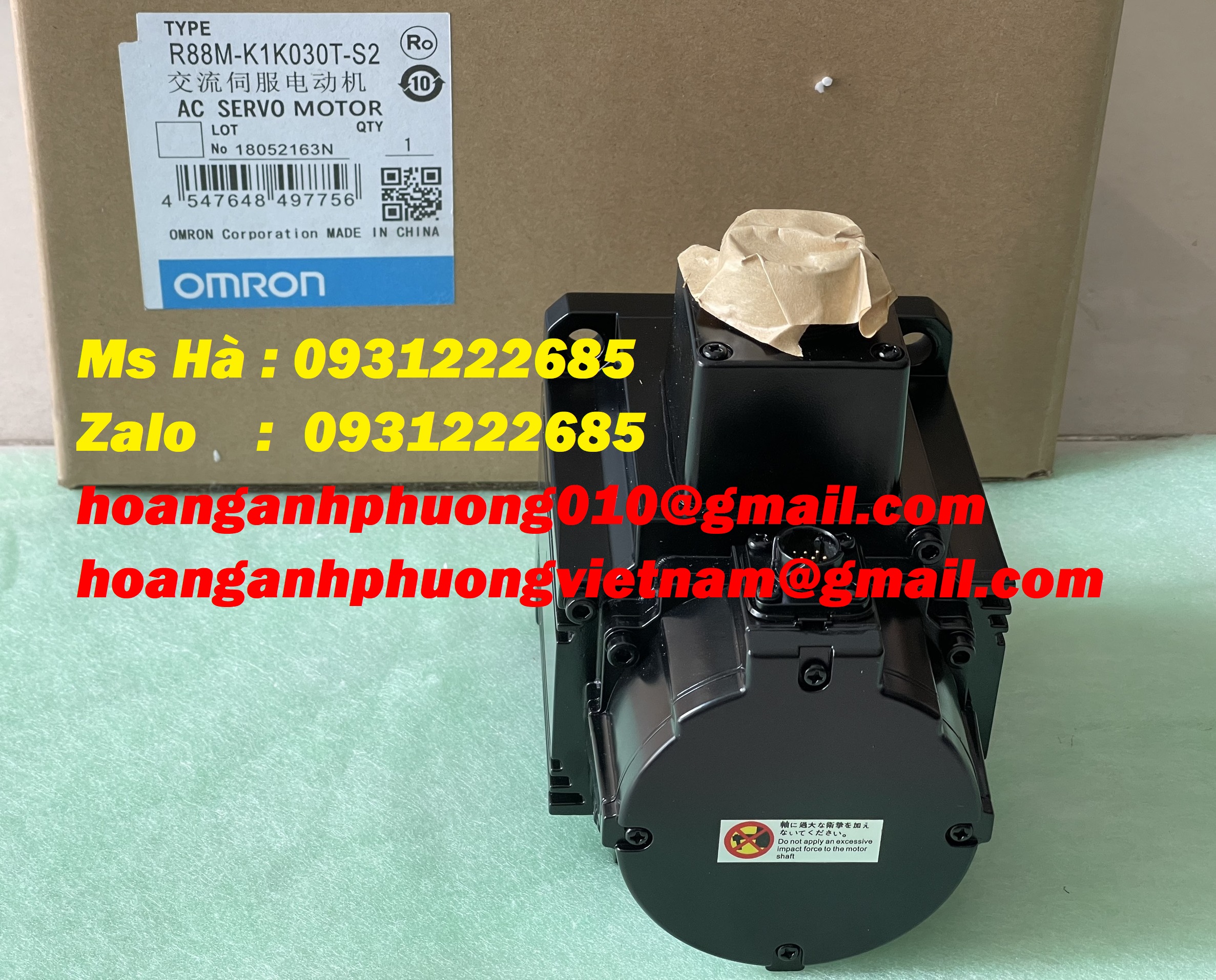 Bộ motor 1kW omron giá tốt - chính hãng - R88M-K1K030T-S2