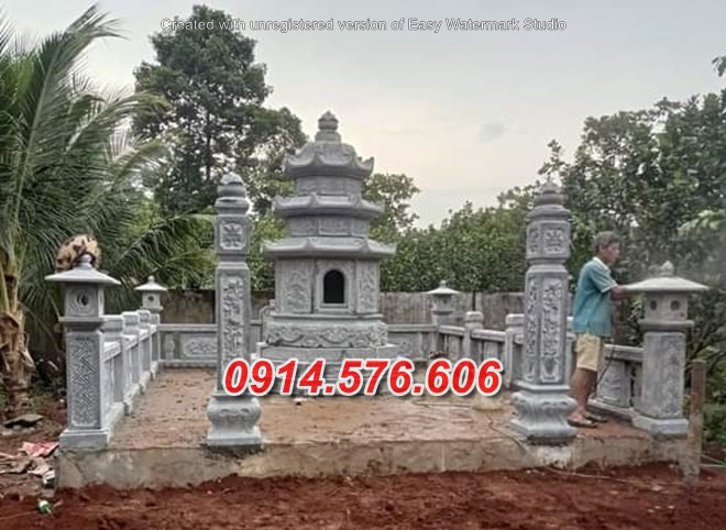 0118 Mộ đá đẹp hình lục lăng bát giác bán bà rịa vũng tàu