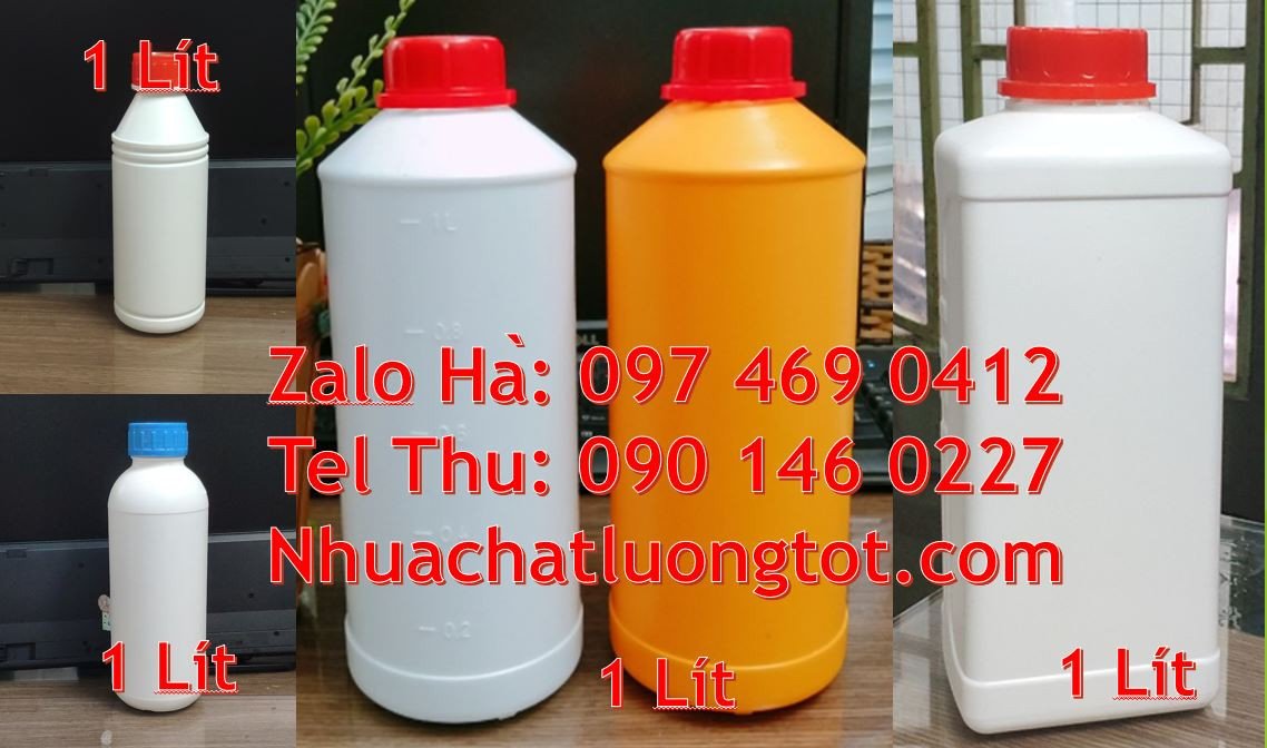 chai nhựa lớn 1l giá rẻ,chai nhựa 0.5l đựng thuốc,chai nhựa 1l hdpe rẻ
