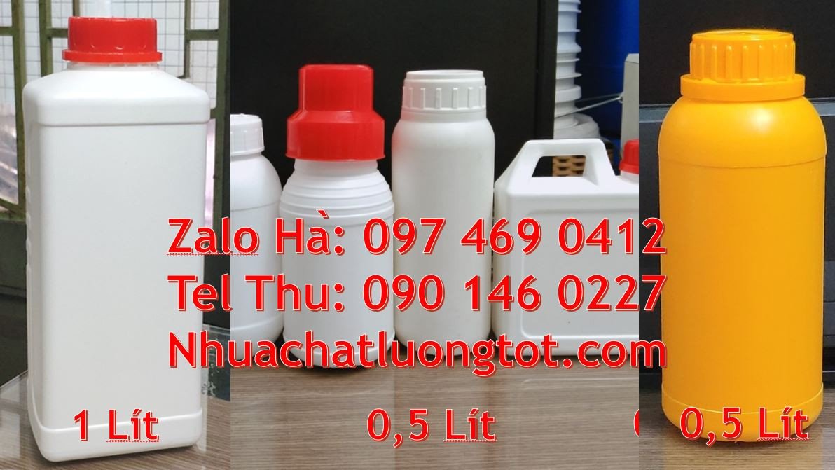 chai nhựa lớn 1l giá rẻ,chai nhựa 0.5l đựng thuốc,chai nhựa 1l hdpe rẻ
