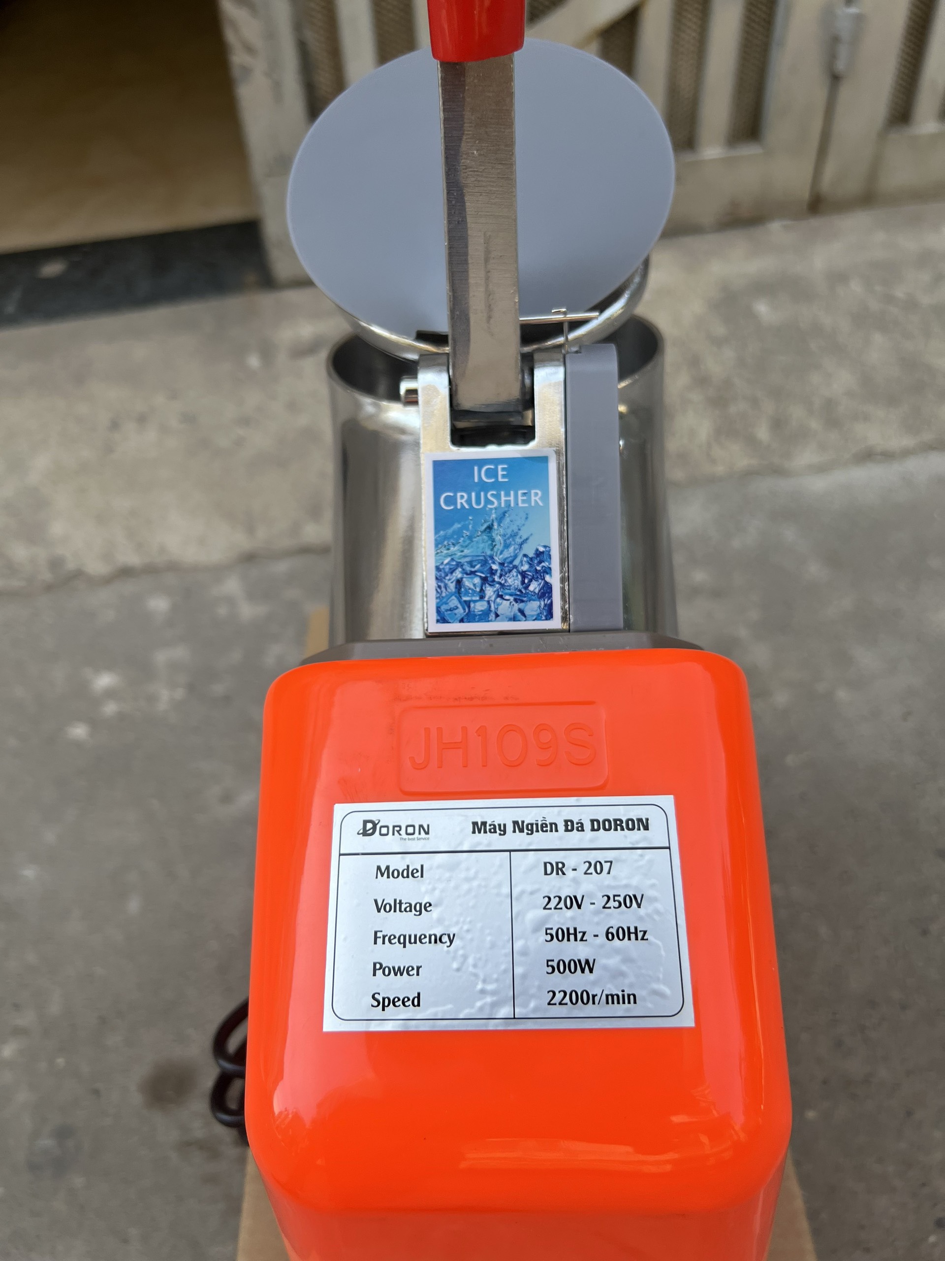 Máy bào đá tuyết, máy xay đá 2 lưỡi siêu mịn công suất cao