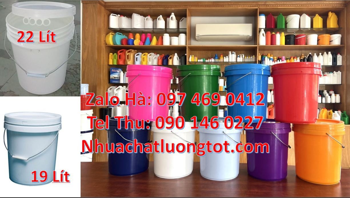 thùng đựng sơn 22l chất lượng cao,thùng sơn 30l màu trắng hdpe giá rẻ