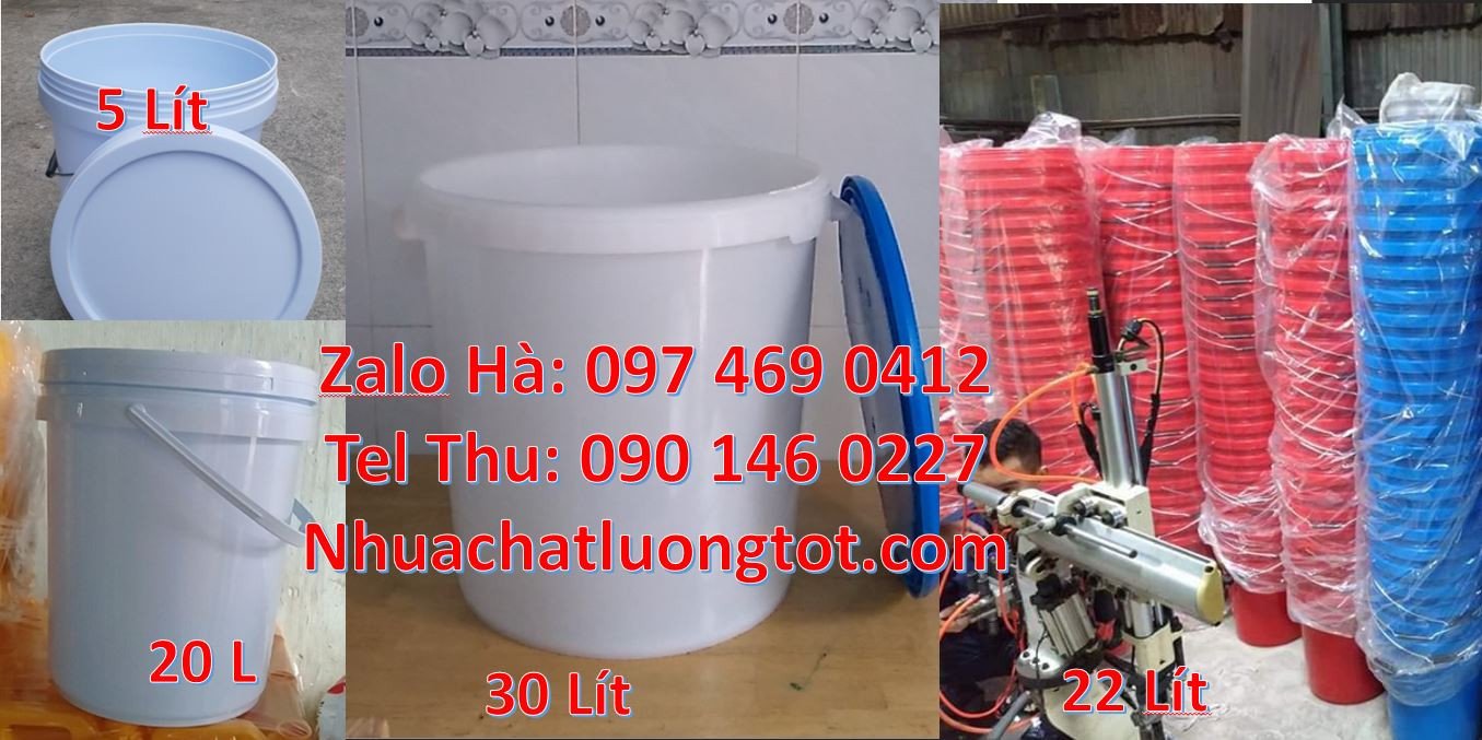 thùng đựng sơn 22l chất lượng cao,thùng sơn 30l màu trắng hdpe giá rẻ