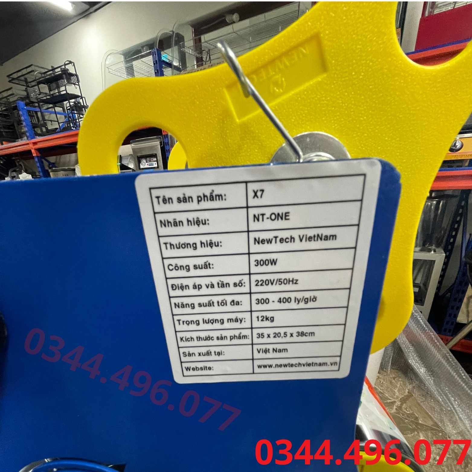 Máy ép miệng cốc X7 nhỏ gọn, chắc chắn, động cơ khỏe