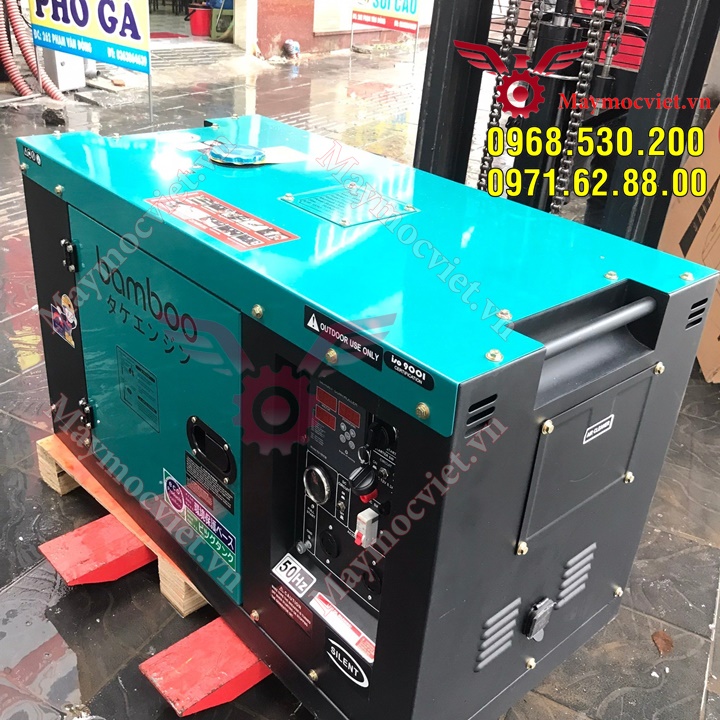 Máy phát điện diesel Bamboo BmB 7800ET có tay đề cót giá rẻ
