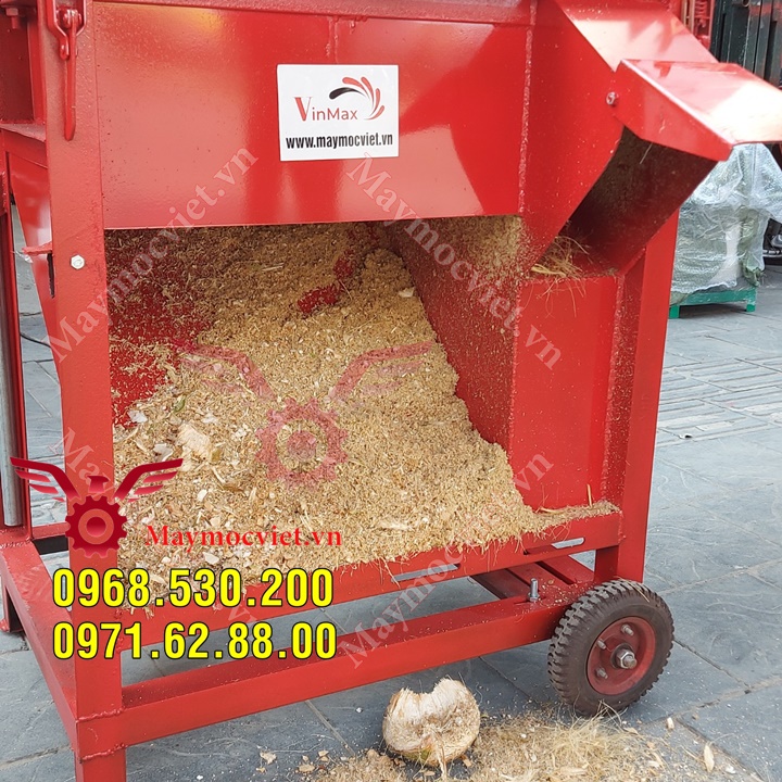Máy băm xơ dừa công suất khủng năng suất 500kg/h