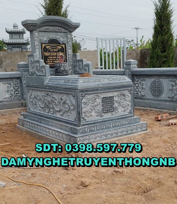 xây lắp mộ đá tự nhiên tại công viên vĩnh hằng 2023