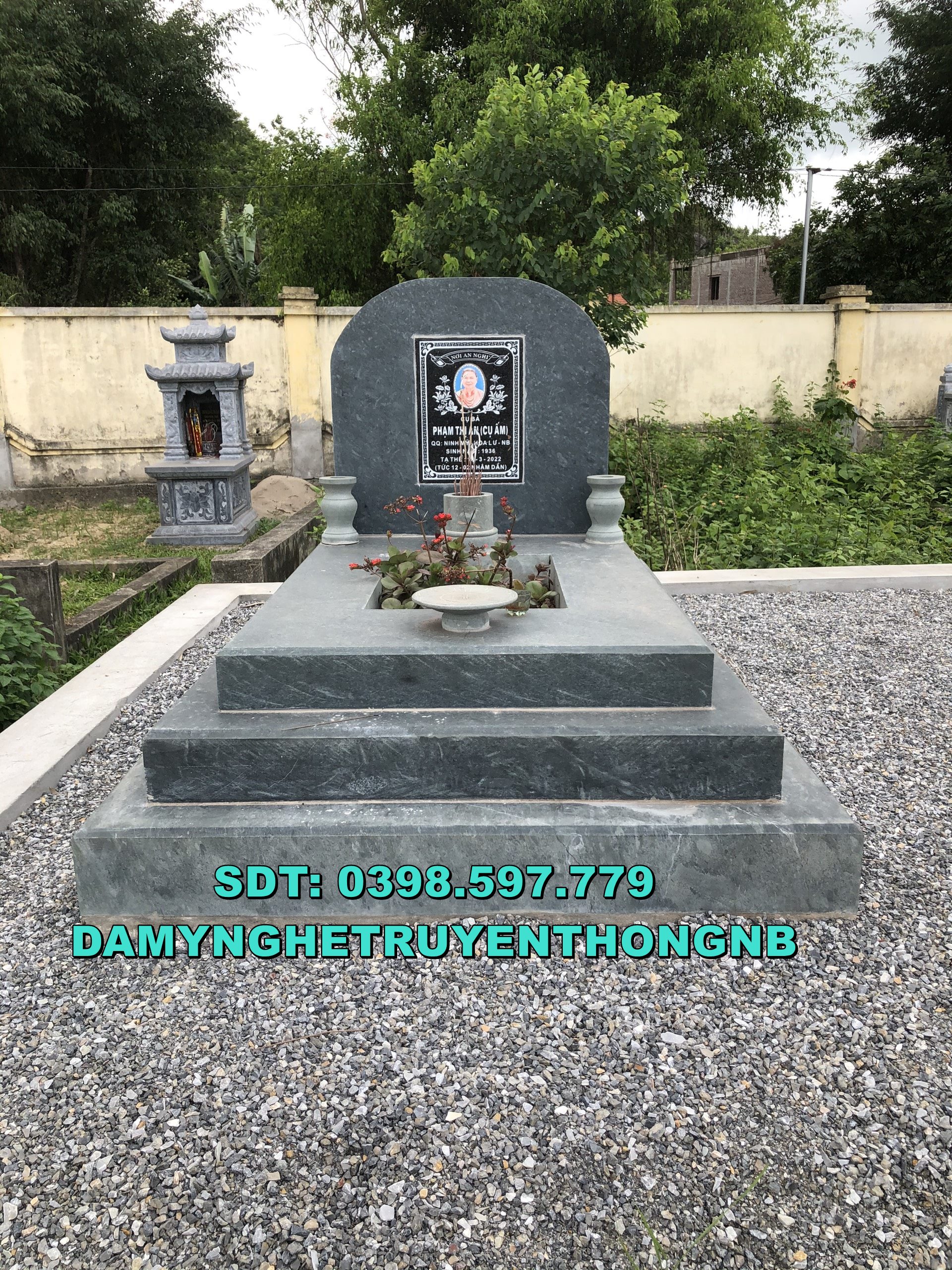 xây mộ tam sơn đẹp,mộ hậu bành hợp phong thuỷ cho ông bà ở bình phước
