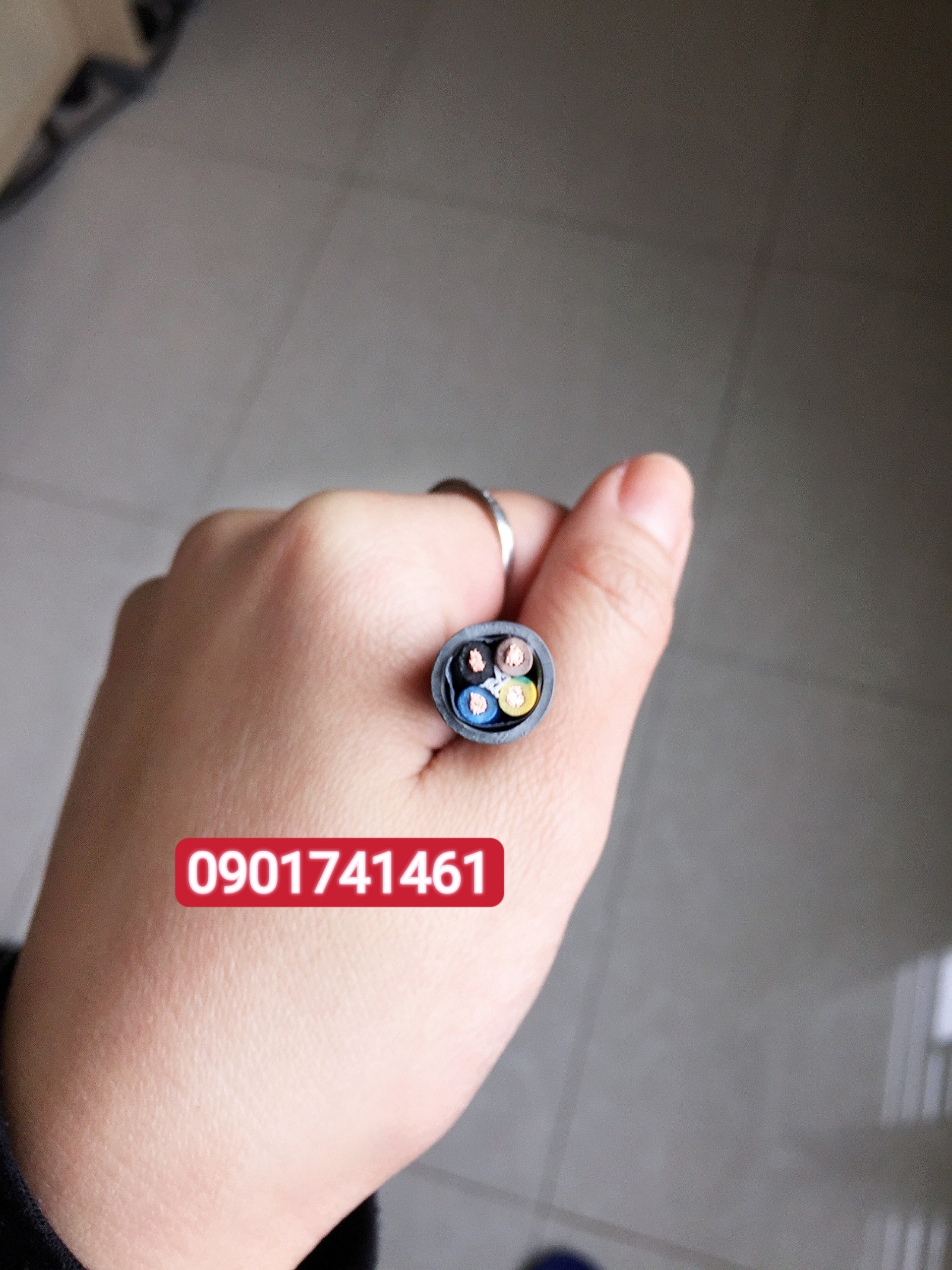 Cáp điều khiển 4 lõi 0.5mm có lưới chống nhiễu hoặc không chống nhiễu
