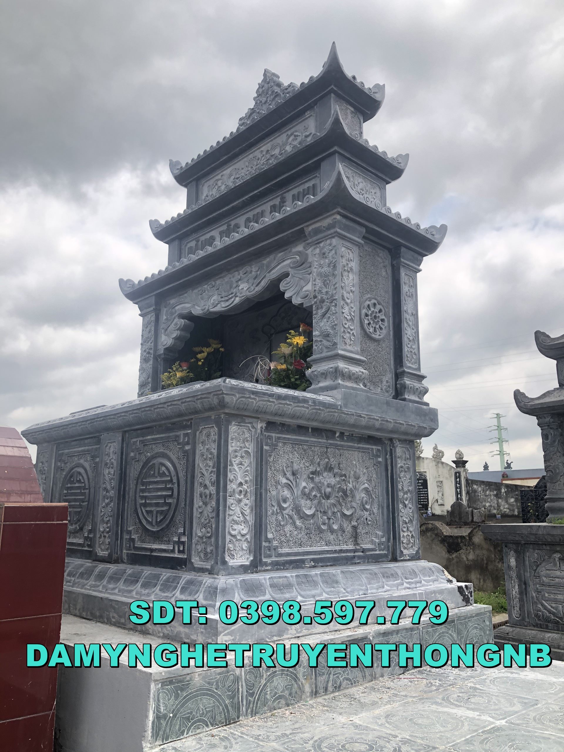 bắc kạn xây lăng mộ đá đẹp giá bán lăng mộ đá tự nhiên