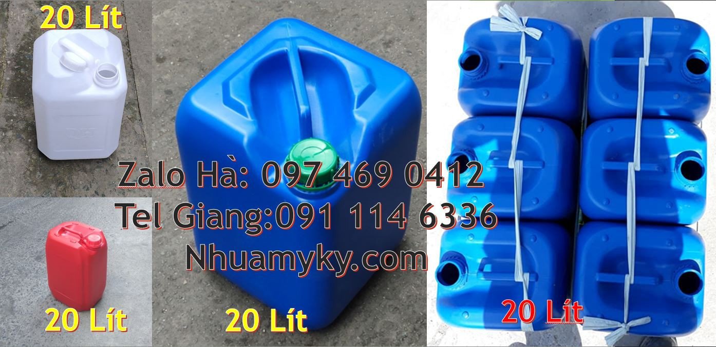 can nhựa lớn hdpe 20l màu trắng,can nhựa 25l đựng nước mắm,can nhựa