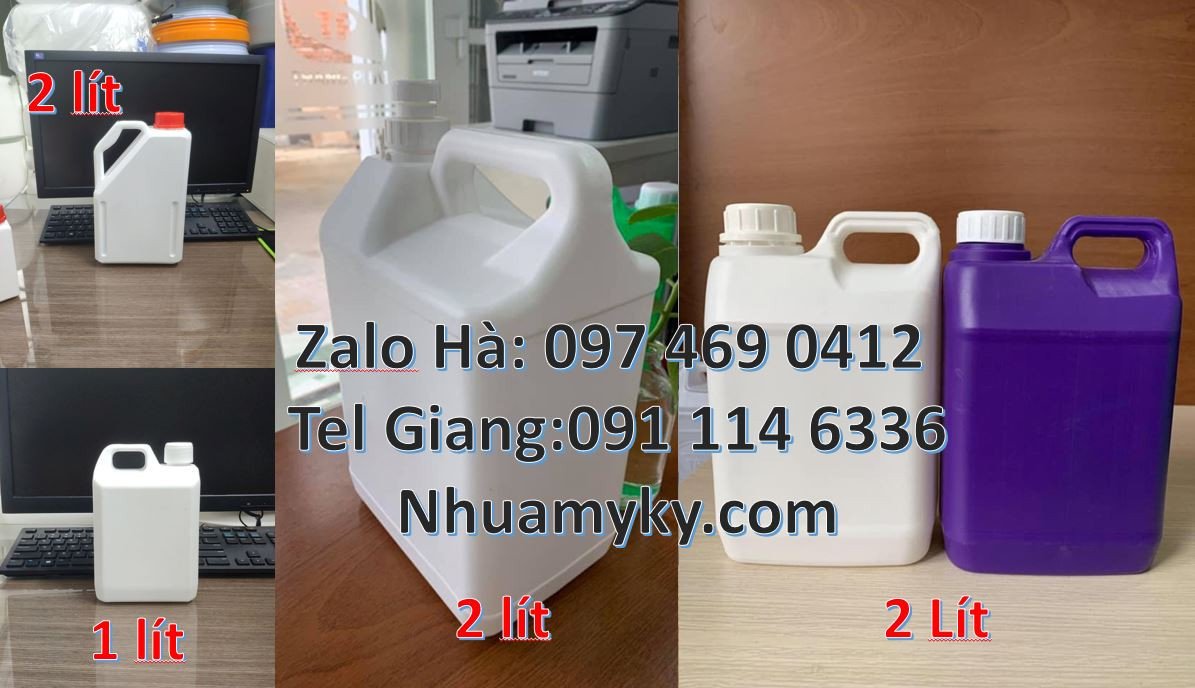 can nhựa nhỏ đựng hóa chất,can nhựa nhỏ đựng thực phẩm,can nhựa 2l rẻ
