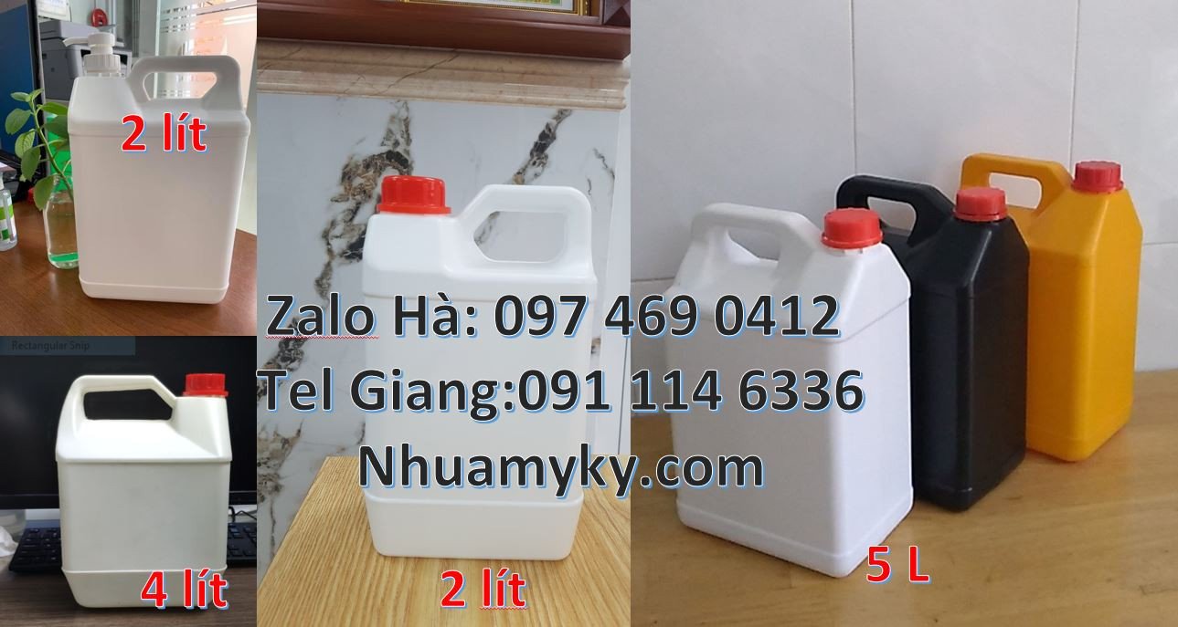 can nhựa nhỏ đựng hóa chất,can nhựa nhỏ đựng thực phẩm,can nhựa 2l rẻ