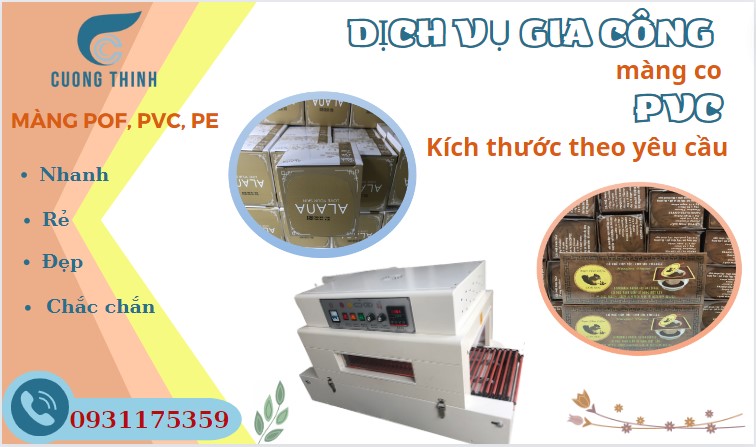 Bán Màng co PVC, nhận gia công bọc màng co theo yêu cầu