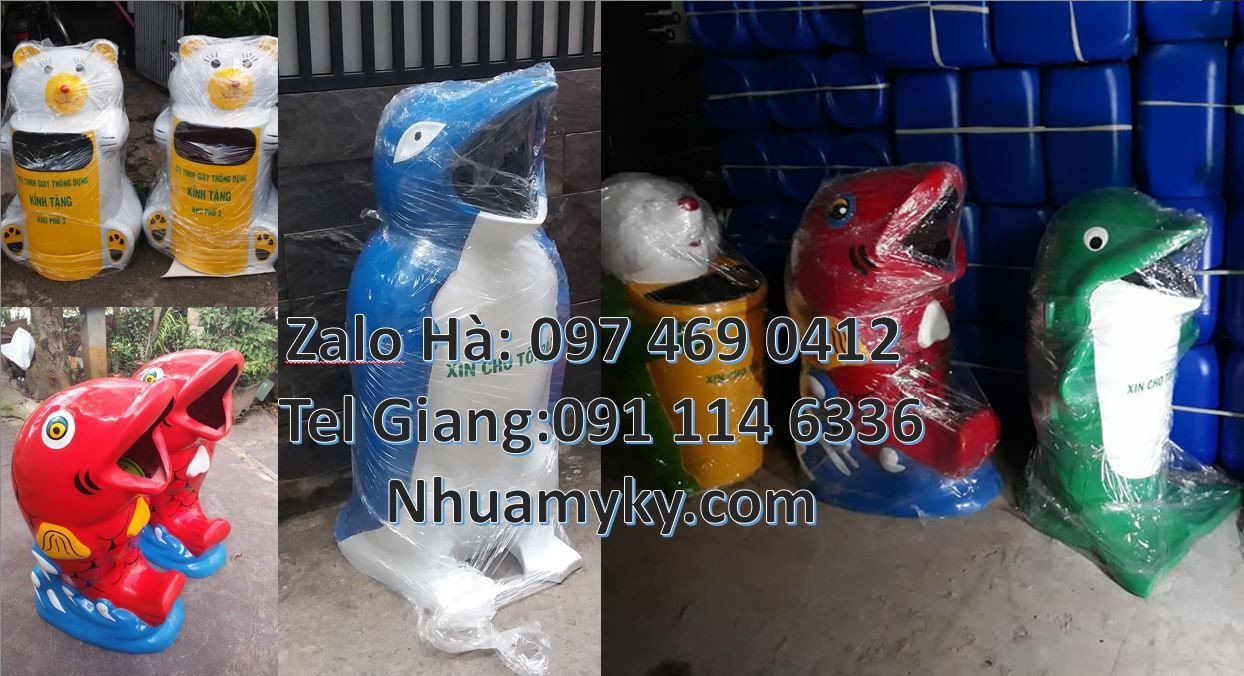 thùng rác hình con chuột,thùng rác hình con thú giá rẻ,thùng rác con g