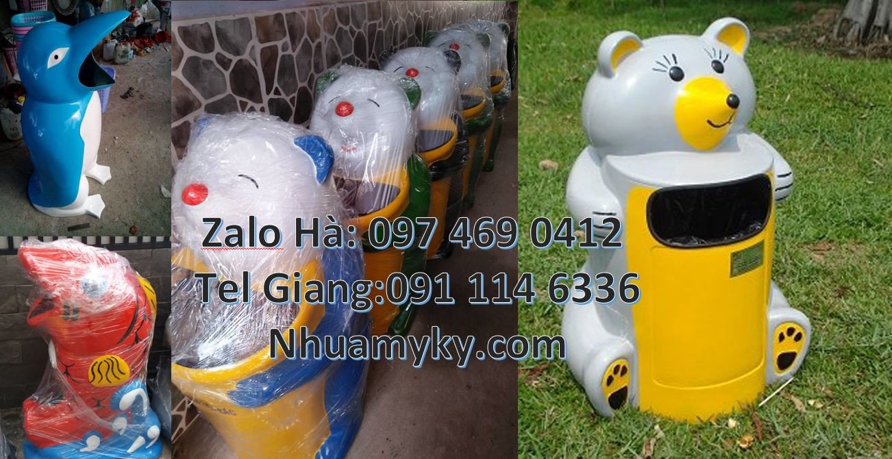 thùng rác hình con chuột,thùng rác hình con thú giá rẻ,thùng rác con g