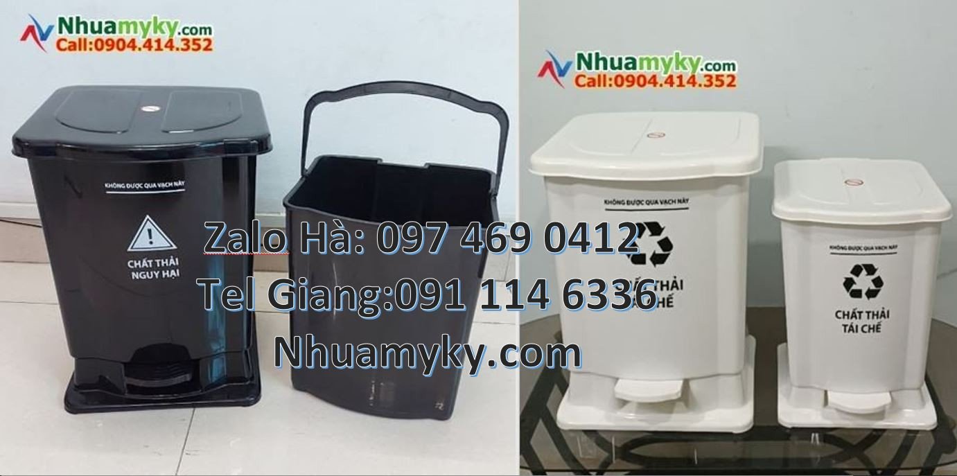 thùng rác y tế 20l nhỏ đạp chân,thùng rác y tế 60l nắp đậy giá rẻ hcm