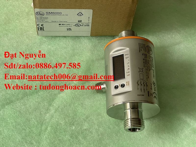Cảm biến áp suất IFM SM6000- Giải pháp hợp lý cho các ứng dụng CN