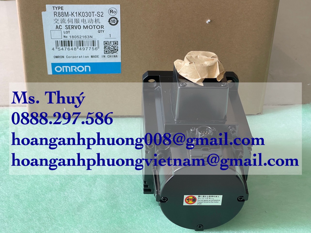 Động cơ Servo Omron R88M-K1K030T-S2  BH 12 tháng