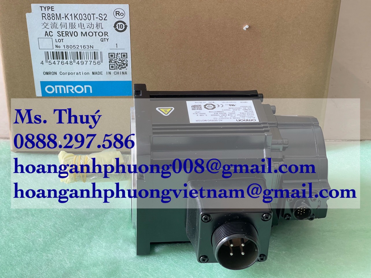 Động cơ Servo Omron R88M-K1K030T-S2  BH 12 tháng